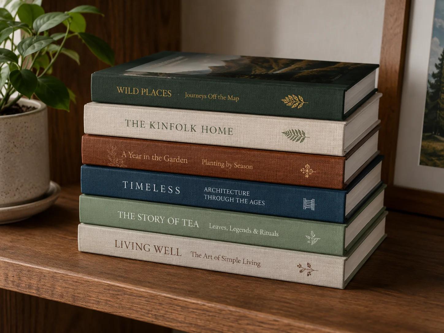 Стопка книг в твёрдом переплёте